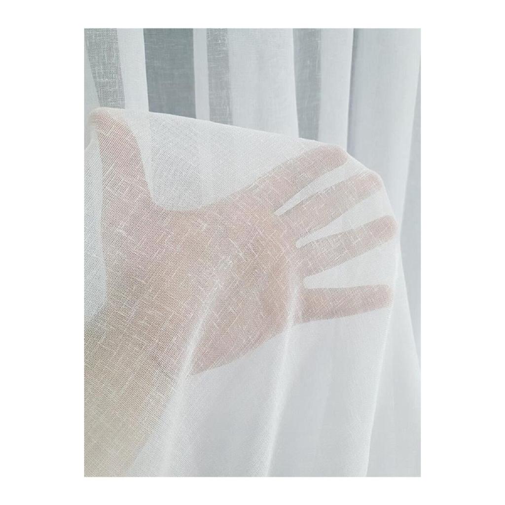 Natürlicher Leinen-Tüllvorhang Ecru 1/2,5 Battle Original Brillant Dora, lizenziert, 100 % Leinen