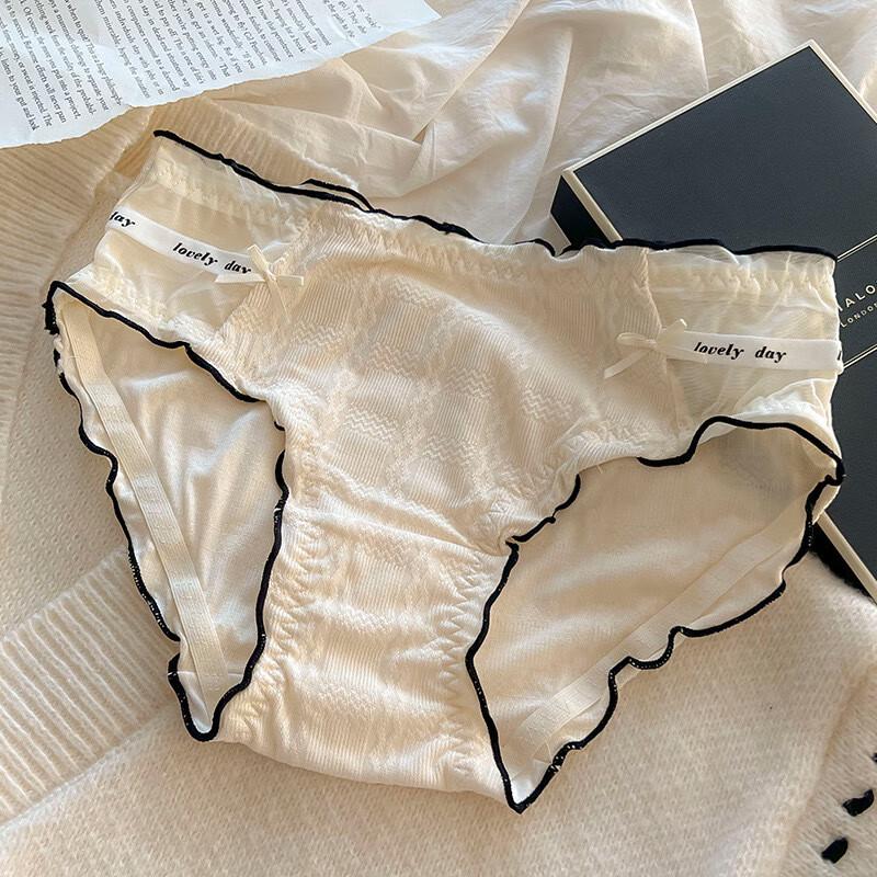 LANGSHA Women's Seamless Modal Mid-Waist Briefs 3-Pack