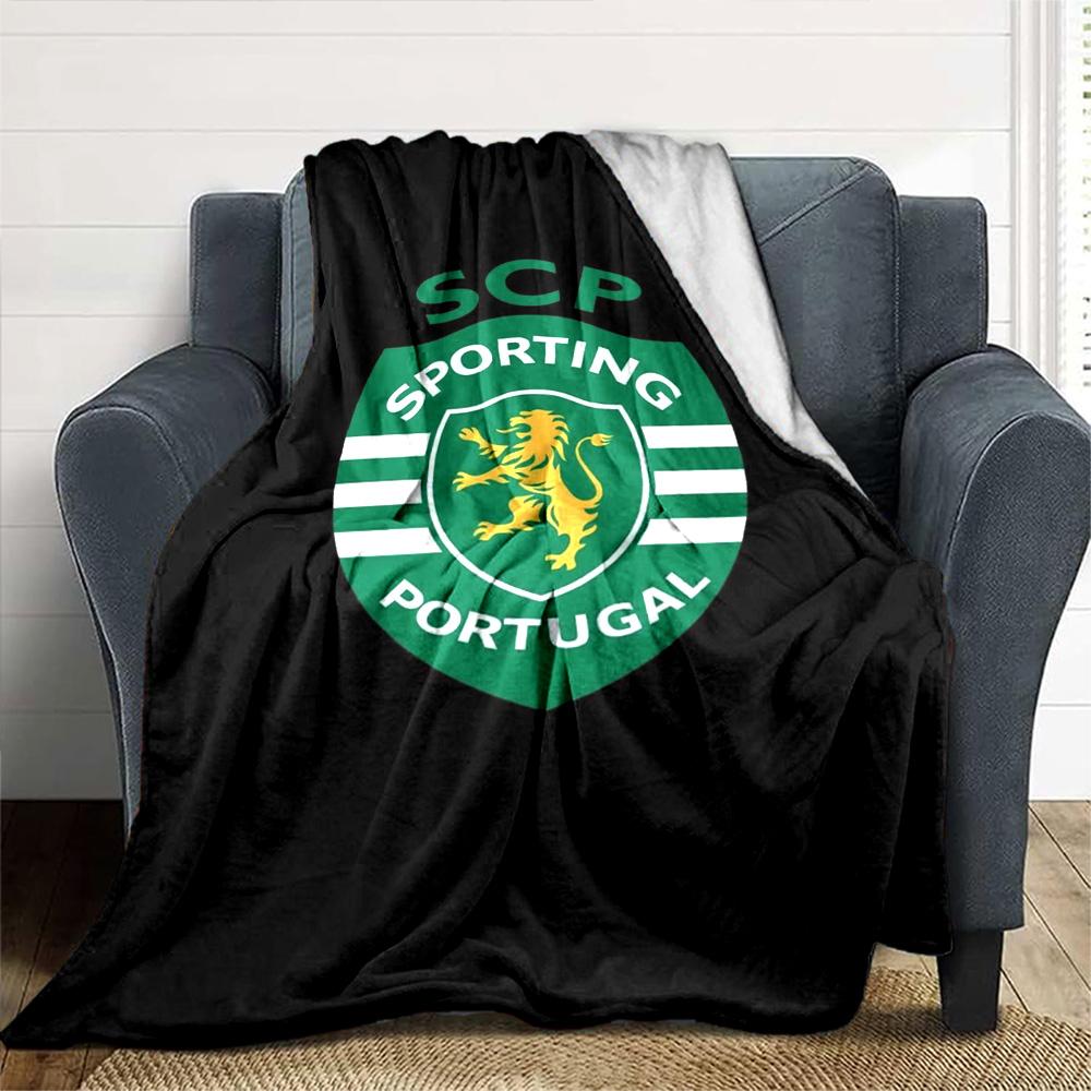 SCP Sporting Print Flannel Blanket High Quality Warm Comfortable Cover for All Seasons Perfect for Gifts Home Decor