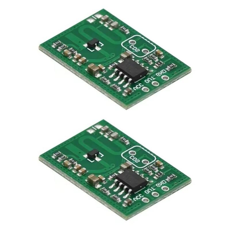 Compactly Microwave Radars Sensors Module For Intelligent Switches Applications Human Body Detection 4-28V Input Voltages