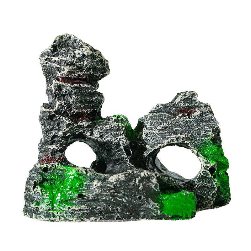 Best-Selling Fish Tank Aquarium Resin Rockery: Simulated Water Grass & Micro Landscape Decor Ornaments