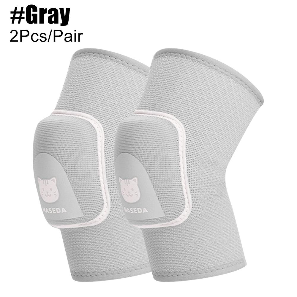 

Durable And Safe 1Pair Kids Knee Pad Padded Sponge Knee Brace Breathable Flexible Elastic Knee Support For Football Volleyball Dance Skating M