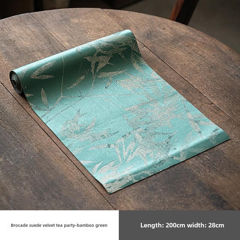

Chinese Tea Party Tea Flag Rectangular Tablecloth Thermal Insulation Pad Kung Fu Dry Tea Towel Napkins