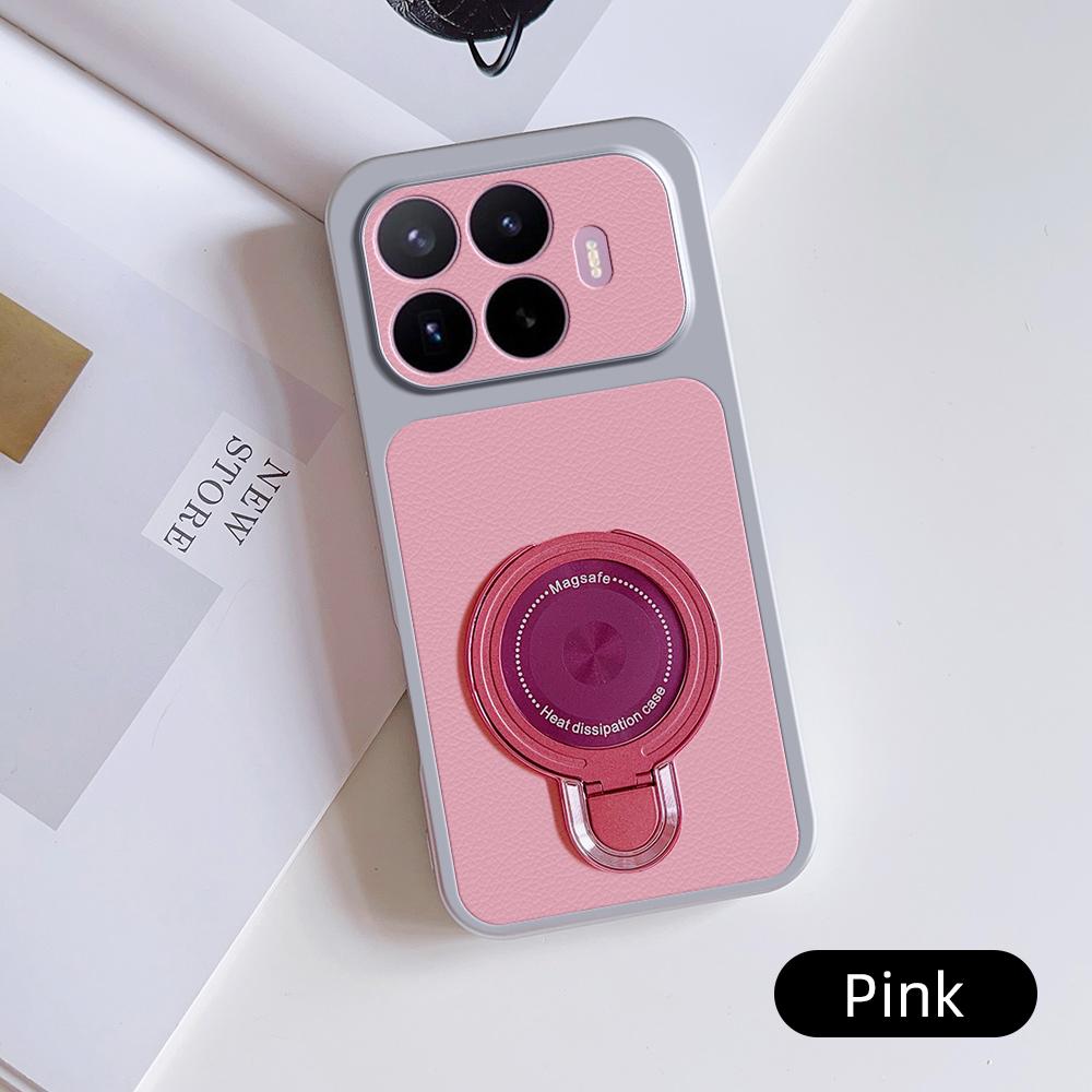 For Xiaomi 17T Pro Case Xiaomi 17T Cover Xiaomi 17 Max Xiaomi 17 leather Case Magnetic Bracket Magsafe Holder Stand Cover