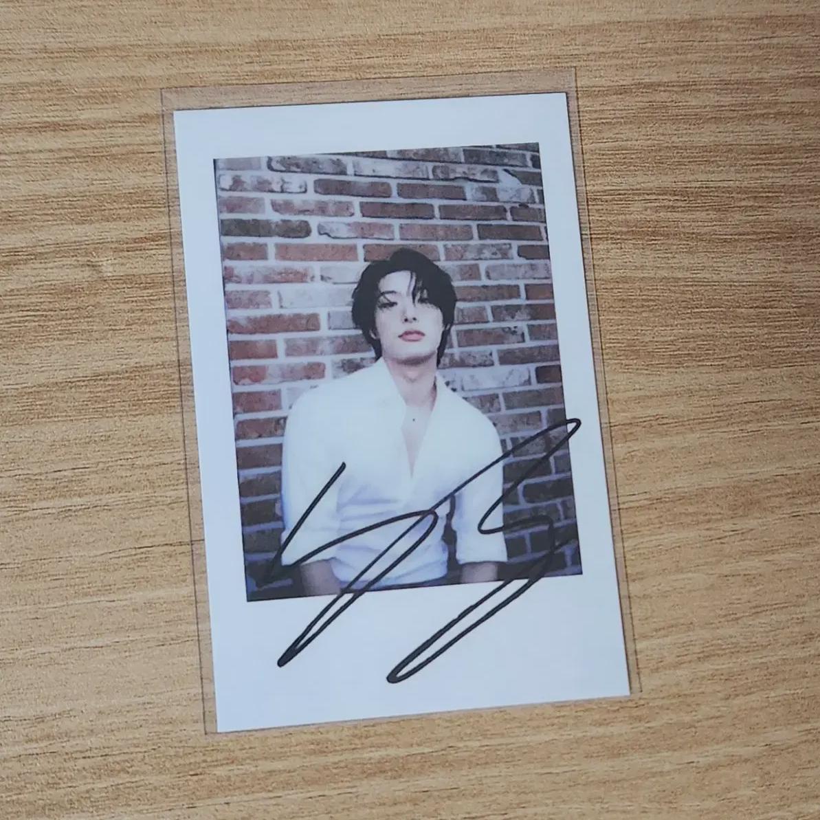 

ATEEZ Ateez Минги Makestar Крупный план Полароид Невыпущенная фотокарточка
