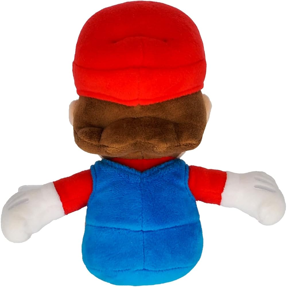 Sanei Boeki Super Mario All Star Collection Mario Plush Toy 24cm W11×D11cm Soft Stuffed Animal