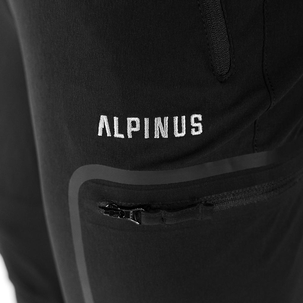 Alpinus Men' Trekking Trousers Pyrenees Black Ff43791 Size