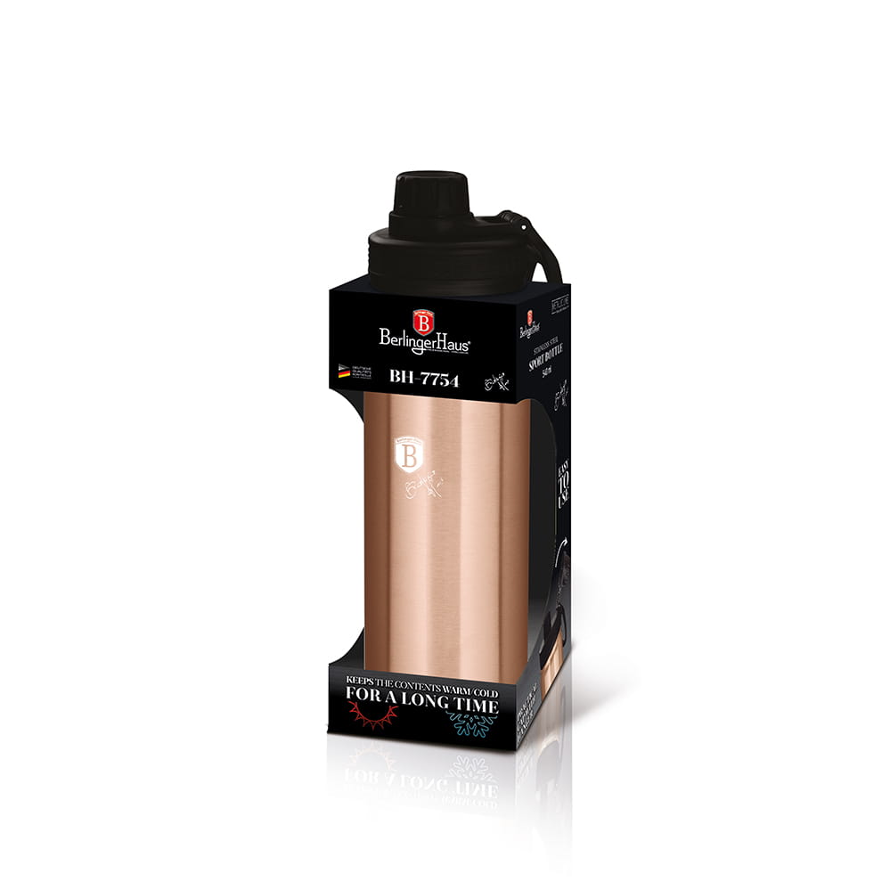 Sportowa butelka termiczna 540ml BERLINGER HAUS Rose Gold BH-7754