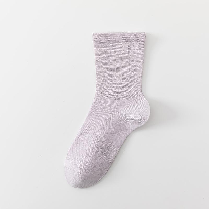 Women's Summer Thin Mesh Breathable Loose Mouth 10A Class Antibacterial Deodorizing Moon Son Long Socks