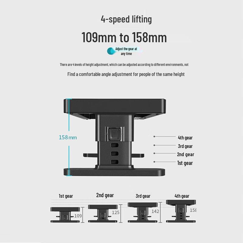 Monitor & Laptop Riser Stand with Wireless Charging and USB 3.0 Hub