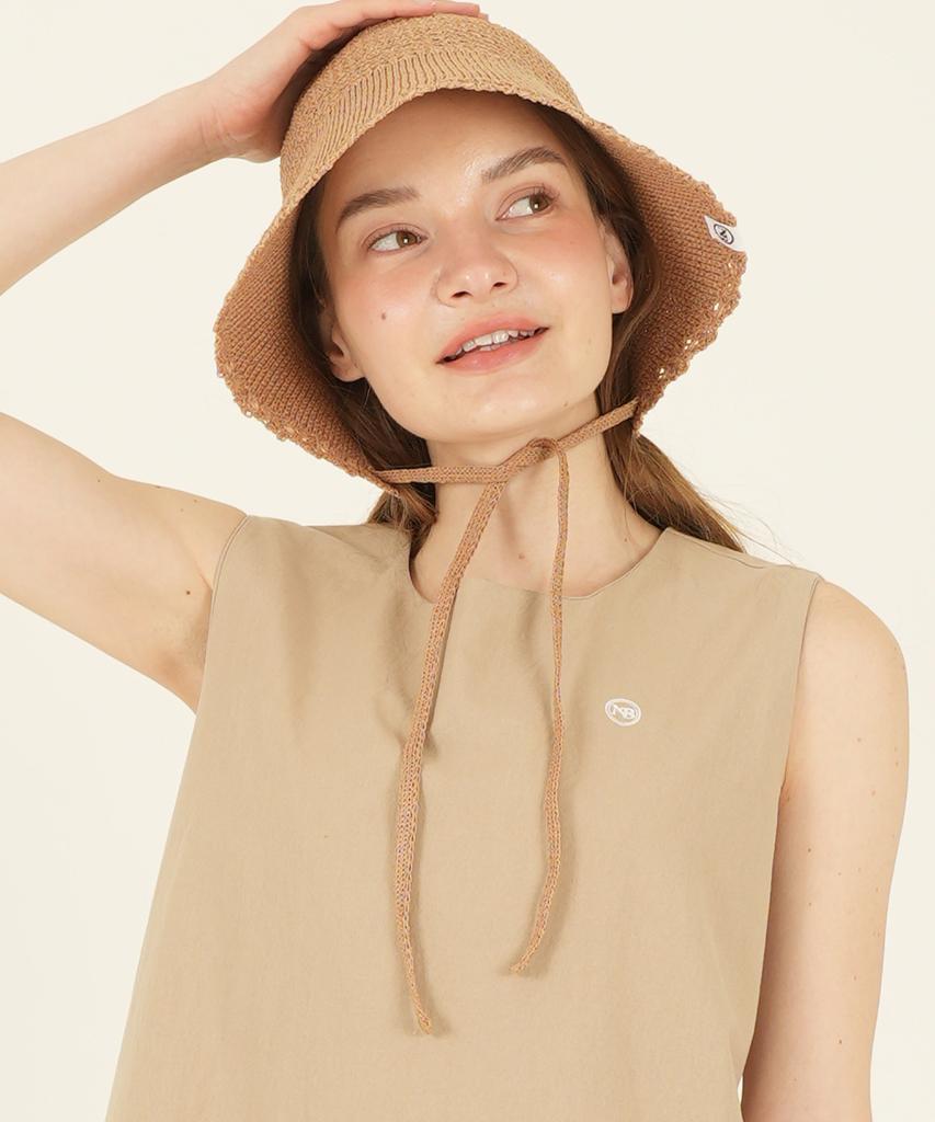 THE-ABON Beach Reef String Bucket Hat Sky Blue