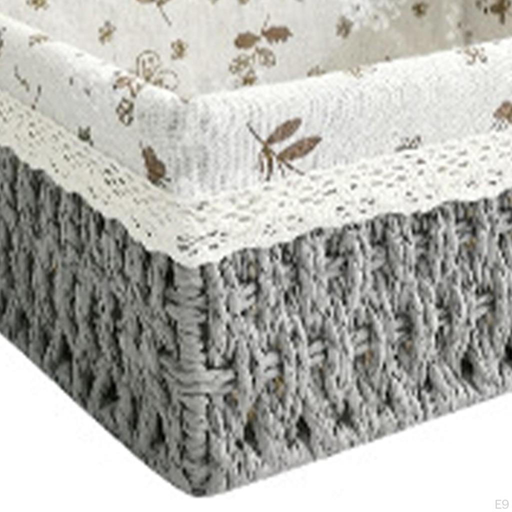 Rattan Storage Basket for Household Items The Tabletop Kitchen