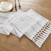 Boho Table Runner Farmhouse Woven Macrame Table Runner Home Decor Rustic