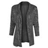 Women's Summer Sequins Long Sleeve Temperament Mid-Length Jacket