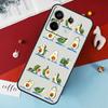 Avocado Yoga Lustiges Muster Hülle Für Xiaomi Redmi Note 14 Pro 13 12 11 10 15 Pro Plus Redmi 15 14C 10C 12C 13C 15C Abdeckung