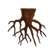 Decorative Hanging Flower Pot Tree Root Shape Plant Container Wall Decoration  Office Decor
