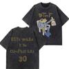Rapper Bad Bunny Tour  Debi Tirar Mas Fotos DTMF Merch Tshirt Unisex Fashion  Summer ONeck Tee Hip Hop Vintage Washed Tshirts