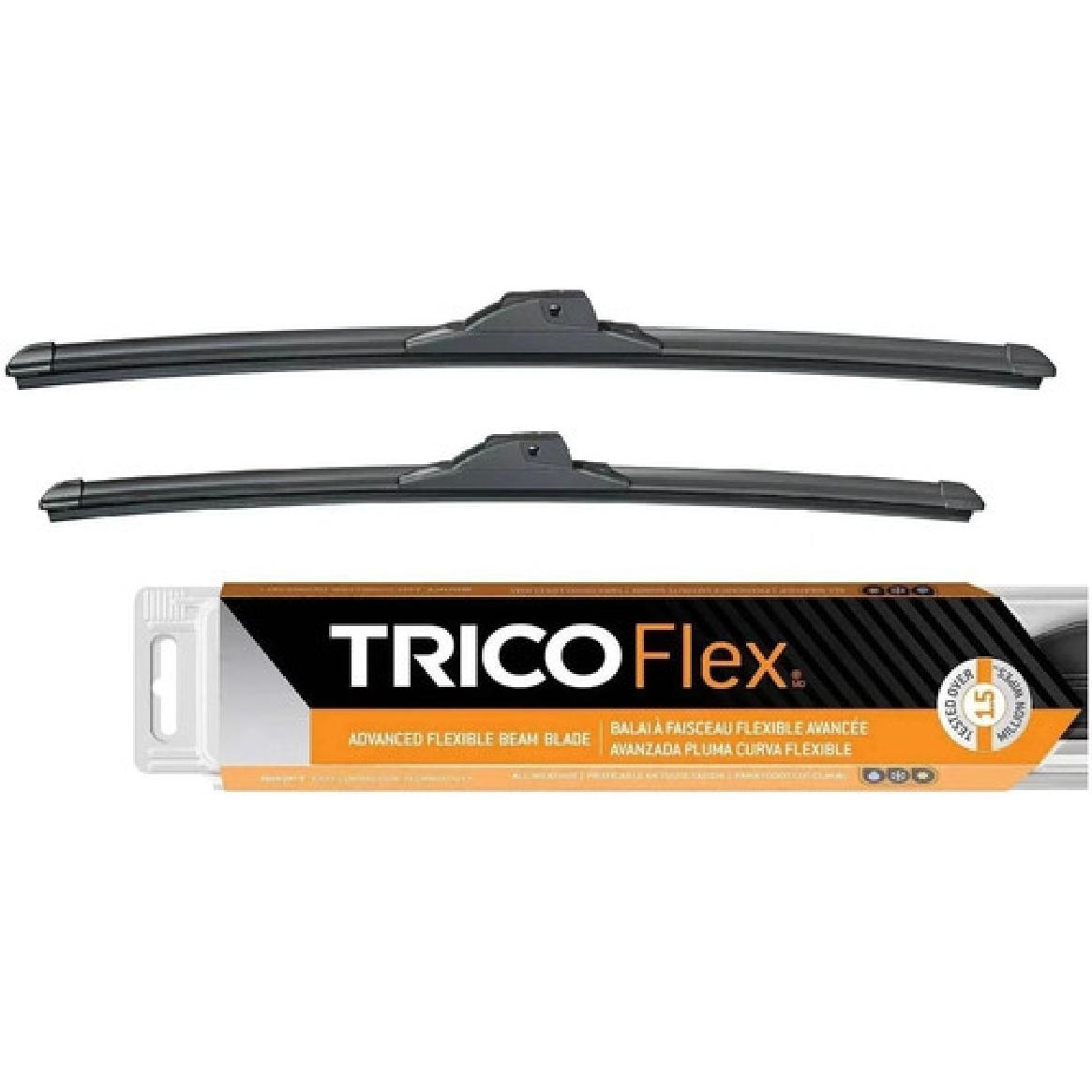 2x  - TRICO FLEX  Beam Wiper Blades FRONT LEFT + FRONT RIGHT 16 INCH  + 26 INCH