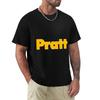 SELLER Pratt Institute Logo Merchandise T-Shirt Soft Casual Short Sleeve Cotton Tee