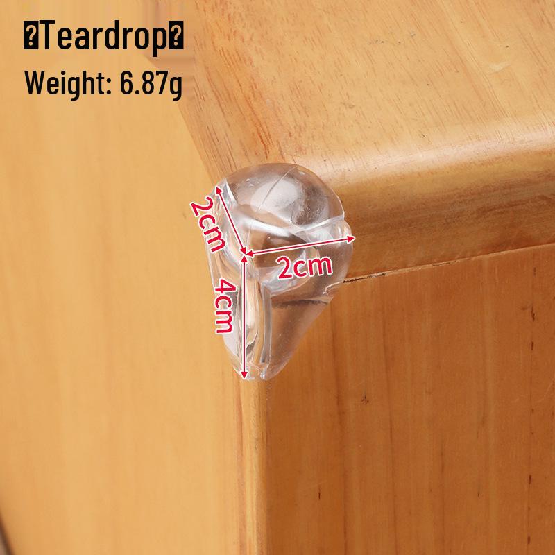 Transparent Silicone Safety Corner Guards for Children's Furniture