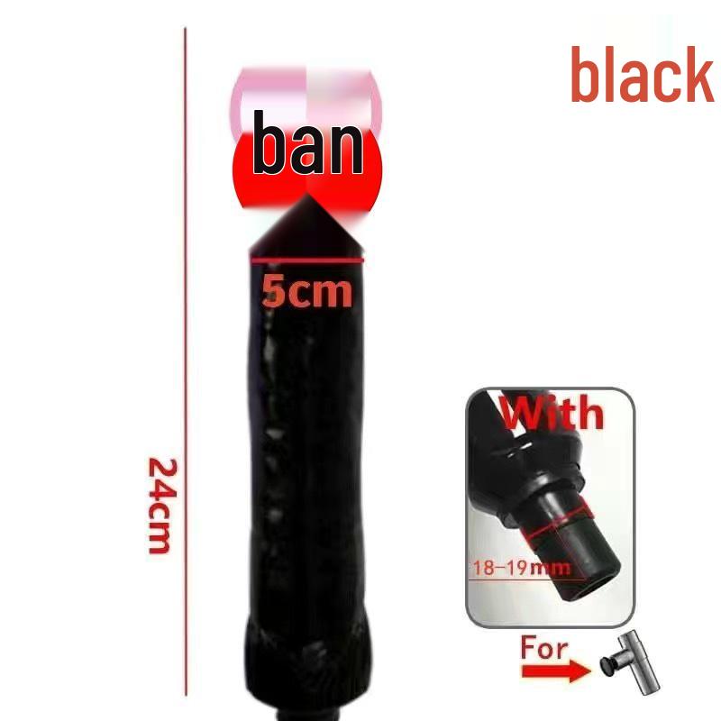 Fascial Gun Dildo Head Vibrator for Erotic Simulation (18~19mm)