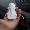 Ganesh Idol Ganesha Statue for Car Dashboard White