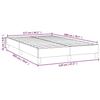 Box Spring Bed Frame Black 120 x 200 cm Fabric