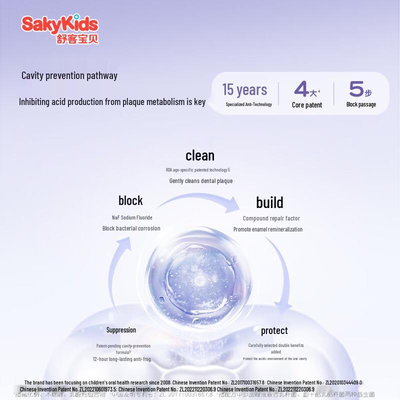 Shuke Baby Long-lasting Anti-Cavity Kids Toothpaste