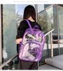 Large Capacity Transparent PVC Backpack for Students