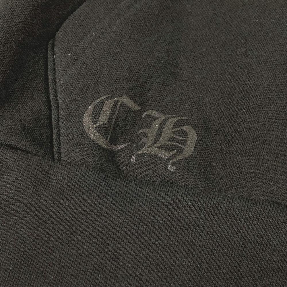 CHROME HEARTS SWTSHRT HD PLVR Flare Logo Horseshoe Apparel Hoodie Hood Parka