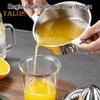 Manual Juicer Lemon Orange Squeezer Portable Hand Press Stainless Steel Citrus Juicer for Home Kitchen