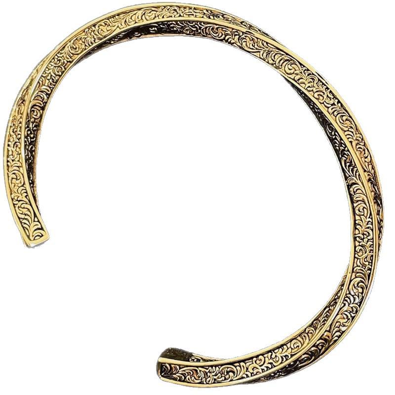 Möbius Pattern Distressed Retro Bracelet - Women's Versatile High-End Hand Jewelry