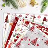 Double Sided Holiday Wrapping Sheets For Creative Craft And Seasonal Parties