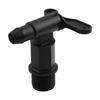 Water Butt Tap Faucet 25.4mm Thread Adaptor Beer Black