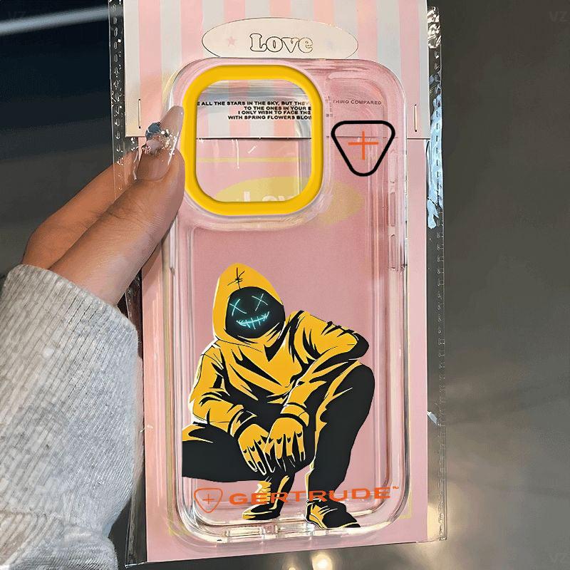 Luxury Fashion G-Gertrudes Phone Case For iPhone 16e 15 14 13 12 11 Mini Pro Max X XR XSMax 7 8 Plus Transparent Soft TPU Cover iPhone 16