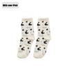 1-20Pairs Winter Warm Padded Socks Thick Mink Plush Cartoon Socks for Girls, Soft Skin-Friendly Home Sleep Socks for Autumn