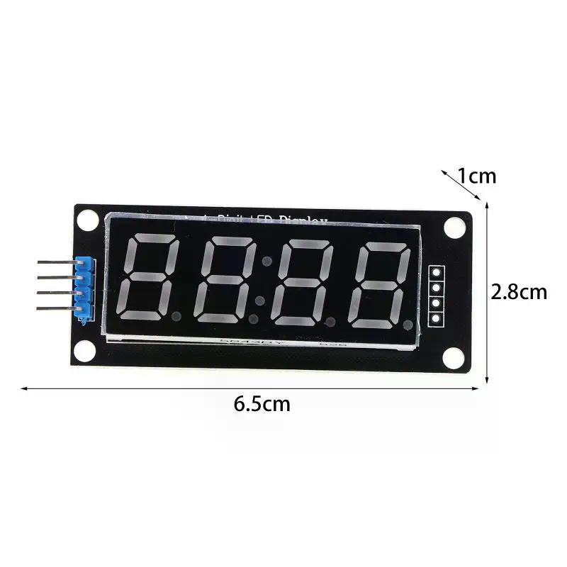TM1637 0.56 Inch 4 Bit LED Digital Tube Display 7 Segments Display Module LED Electronic Clock Display Module Board For Arduino