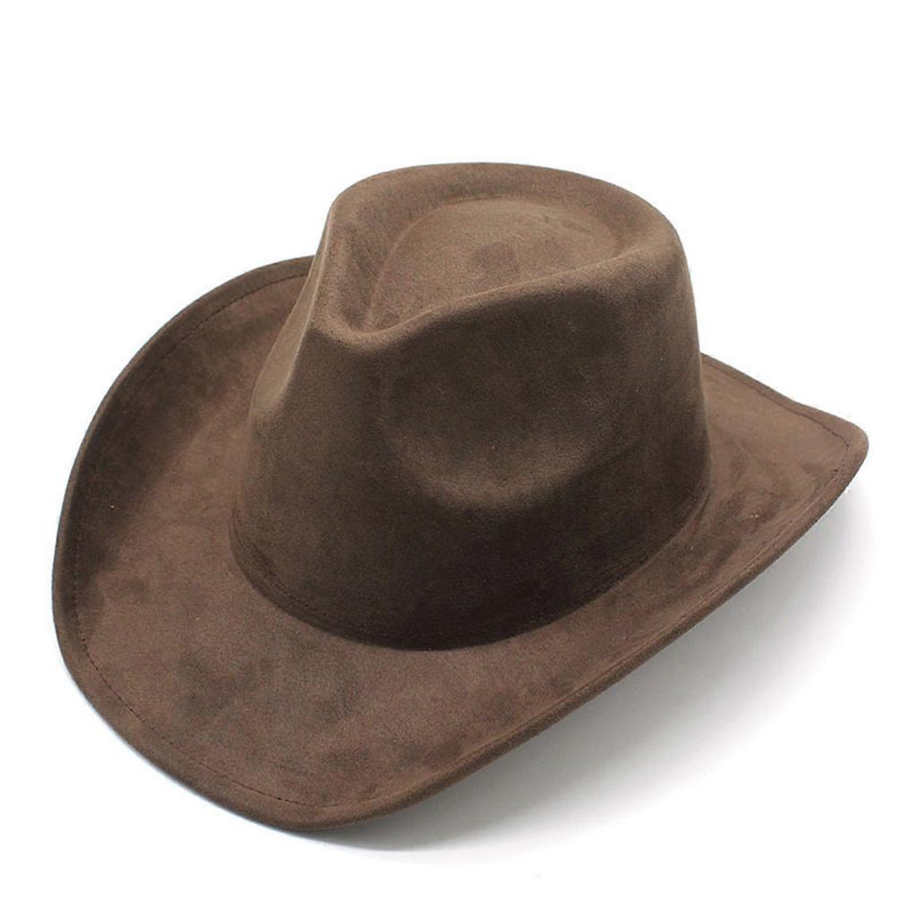 Tibetan Cowboy Hat Tibetan Cowgirl Cowboy Hat Camping Town Travel Spot Wide Brim Adult Size Cowboy Hat  rose Red