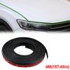 Bandă de etanșare pentru capotă auto, bandă de etanșare din cauciuc, etanșare anti-praf, 4M(157.48 in) Bandă de protecție auto-foratoare pentru mașini, impermeabilă și anti-praf