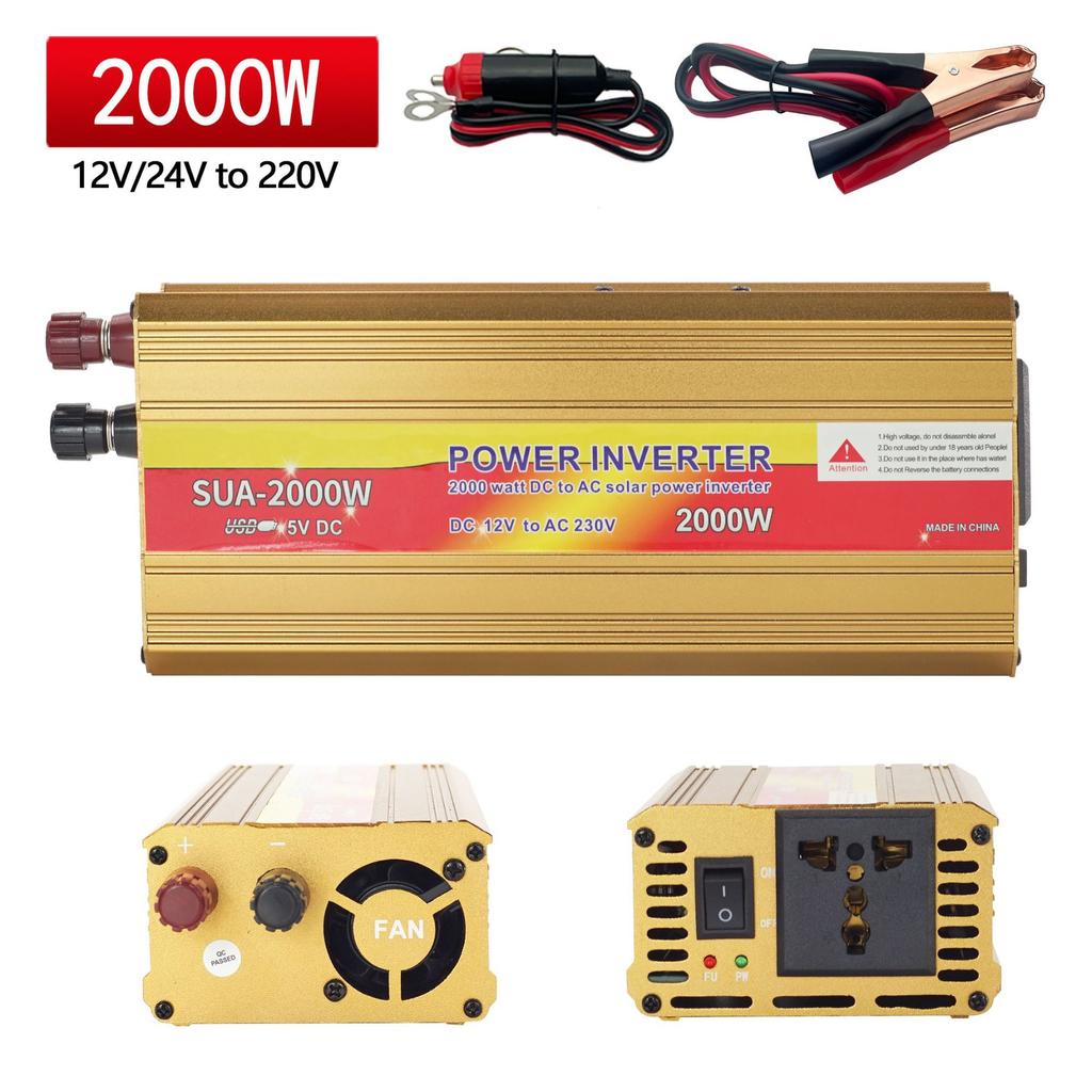 Inverter Household Truck 12V To 220V Power Converter Converter Booster Solar Energy