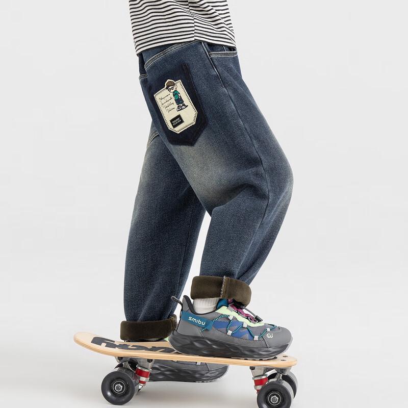 Boys  Winter Fleece-Lined Denim Jeans 130
