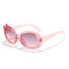 2026 New Children's Sunglasses For Girls, UV Protection, Cute Bow Design, Transparent Color Sunshade Glasses
