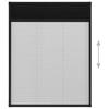 Vidaxl Pleated Window Mosquito Net, Aluminum, Anthracite, 80X100 Cm