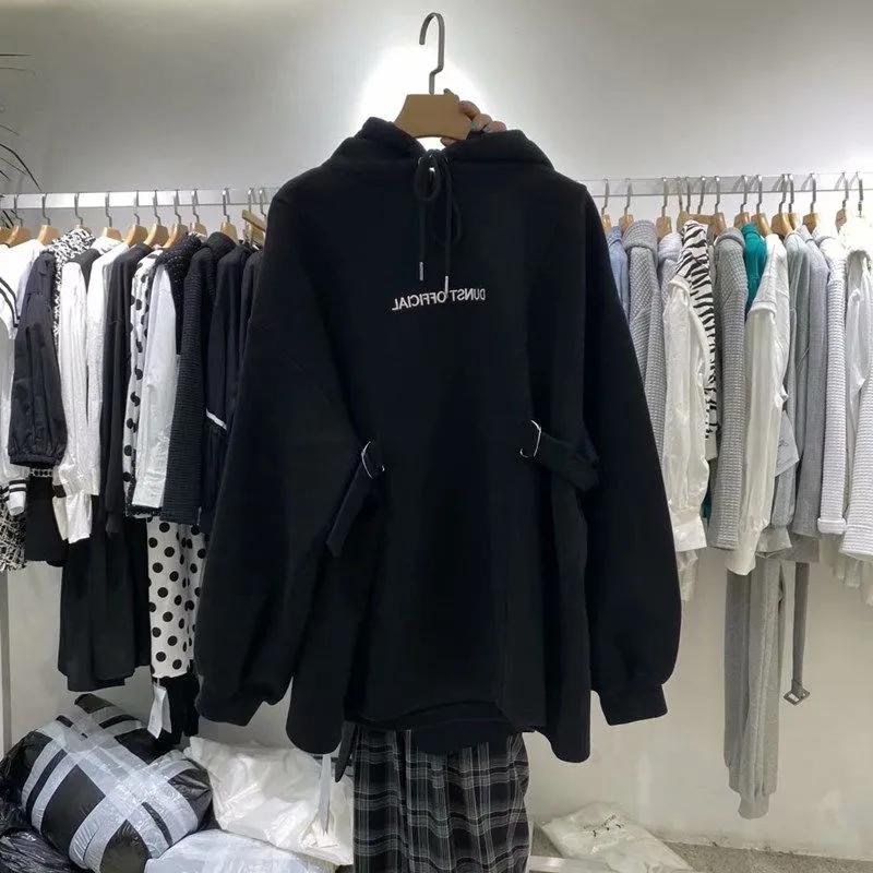 Sudadera para Mujer Oversize con Capucha de Forro Polar Gruesa Holgada Casual Jersey Manga Larga Invierno Sudadera Top