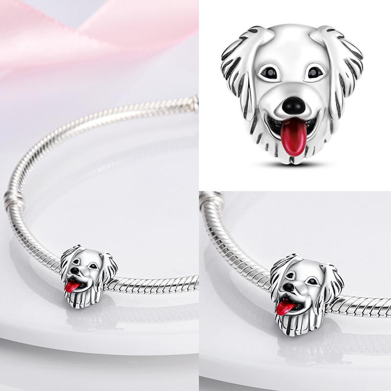 Charms Plata De Ley 925 copper Original Devil's Eye Perfume Bottle Bow Silicone Spacer Beads Women Bracelet DIY Zircon Pendants