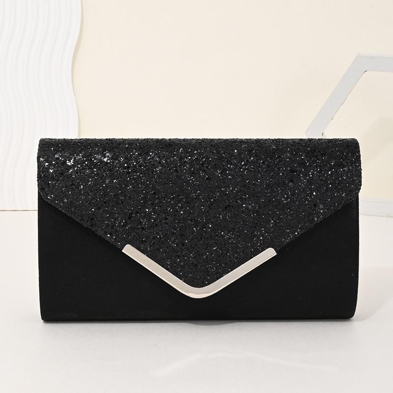 2025 Sequin Evening Makeup Clutch - Shiny Color