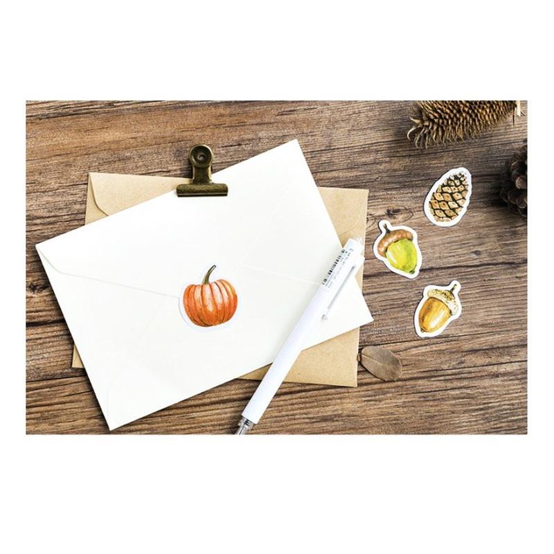 46Pcs/box Autumn of Forest Diary Sticker  Planner Scrapbooking Sticky Stationery  School Supplies