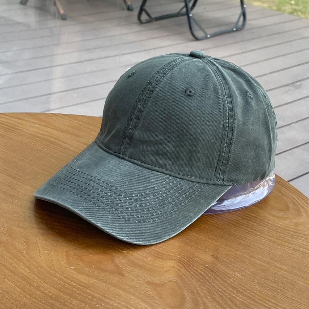 Hat Women's Simple Versatile Solid Color Baseball Cap Couple Casual Face Small Light Board Cap Men's Four Seasons