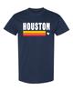 Houston T-Shirt Unisex Astros Orange Regenbogen T-Shirt