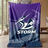 Coperta in Flanella Pile Melbourne Storm Coperta Calda e Accogliente per Divano Letto Viaggio Uso in Tutte le Stagioni
